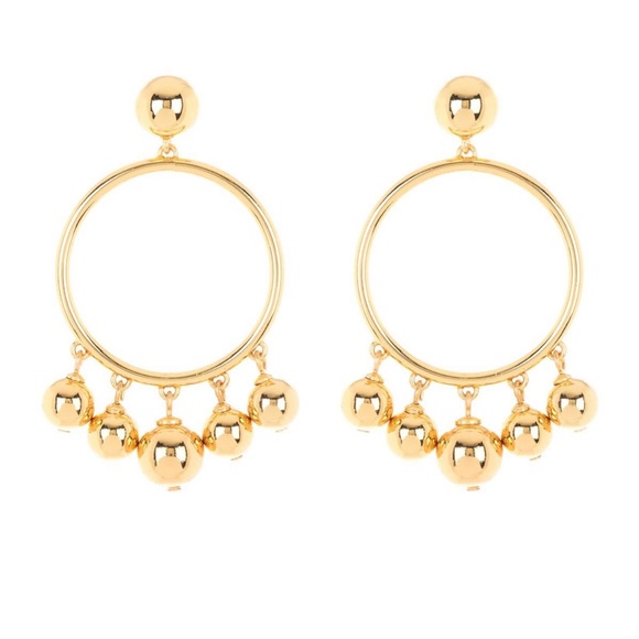 kate spade Jewelry - NWT Kate Spade gold ball dangle earrings with dust bag